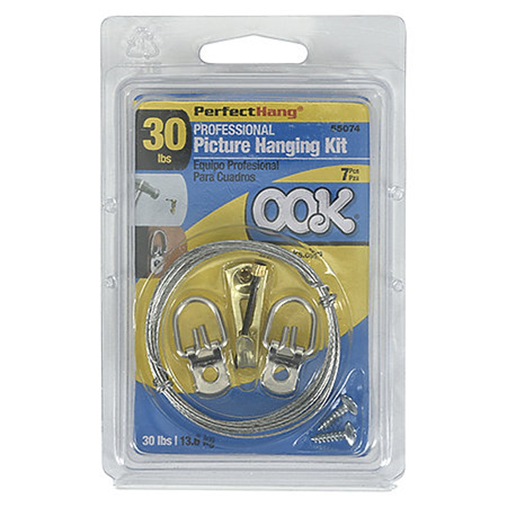 Hooks/Wall Adhesive, Art & School, Ook, Perfect, Hang Set, 7 piece, 30#, 660817